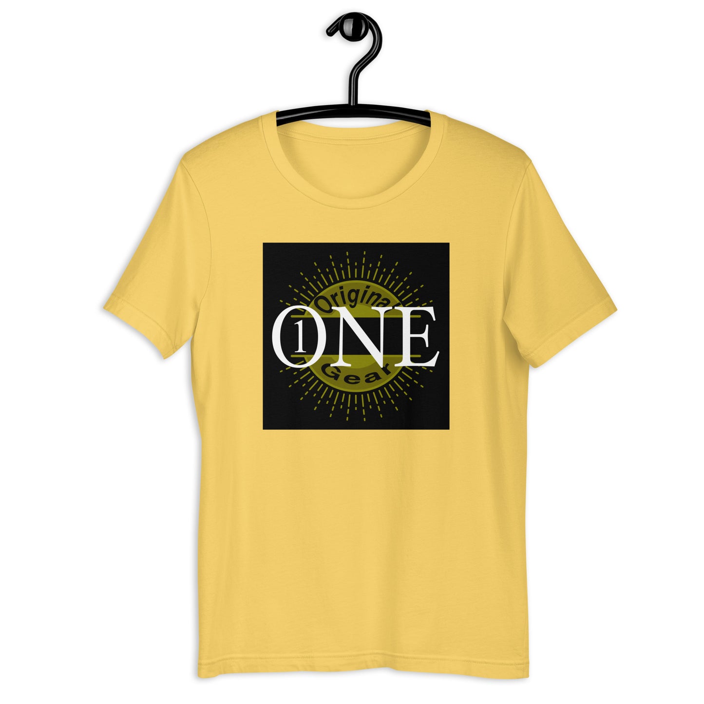 ONE ORIGINAL GEAR  Unisex t-shirt  Yellow/Black;  Black/Yellow