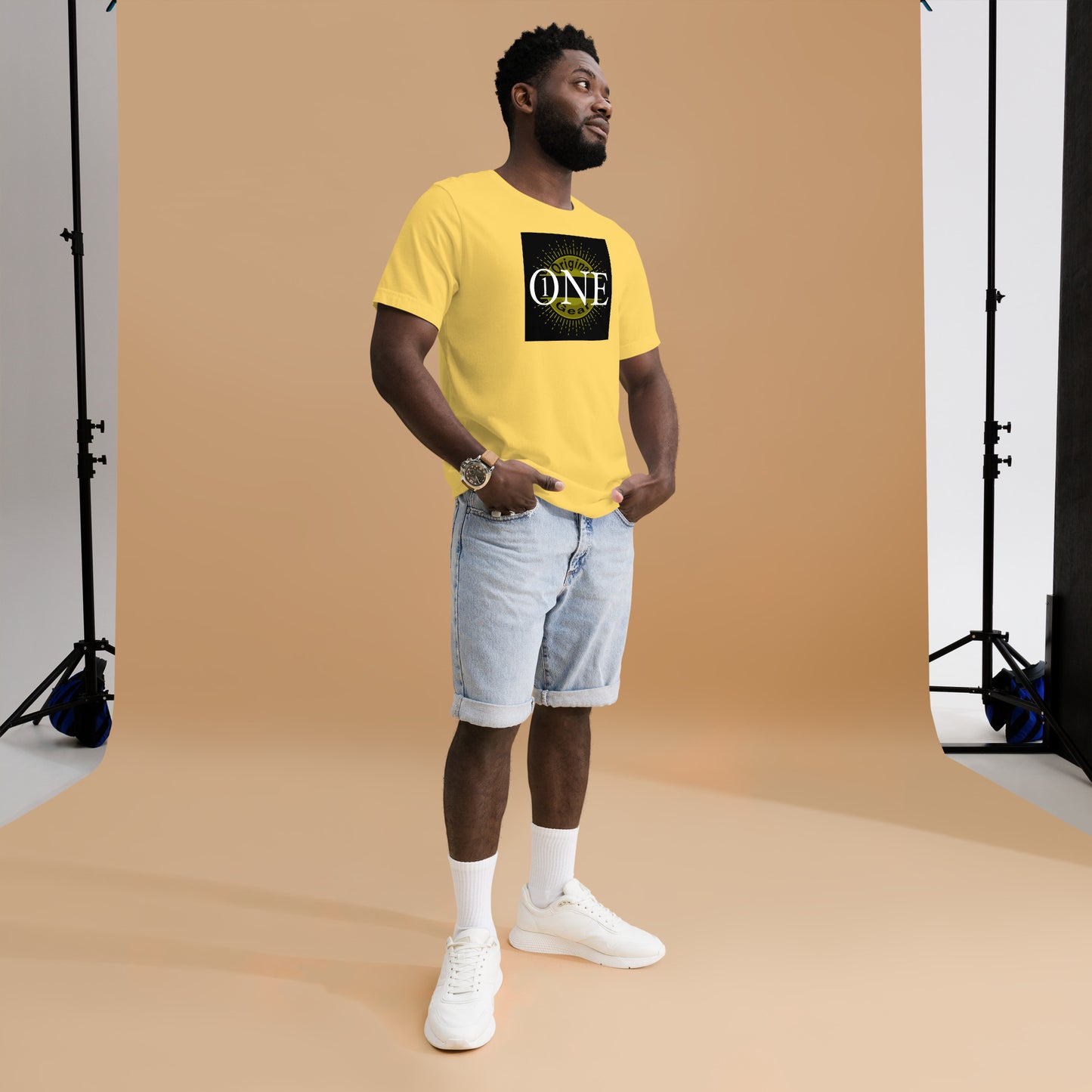 ONE ORIGINAL GEAR  Unisex t-shirt  Yellow/Black;  Black/Yellow